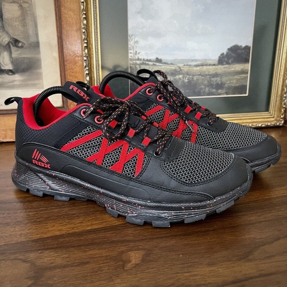 Reebok Other - REEBOK CLASSIC HITCH2 LACE-UP SNEAKERS TRAINERS MEN SHOES BLACK/RED SIZE 10